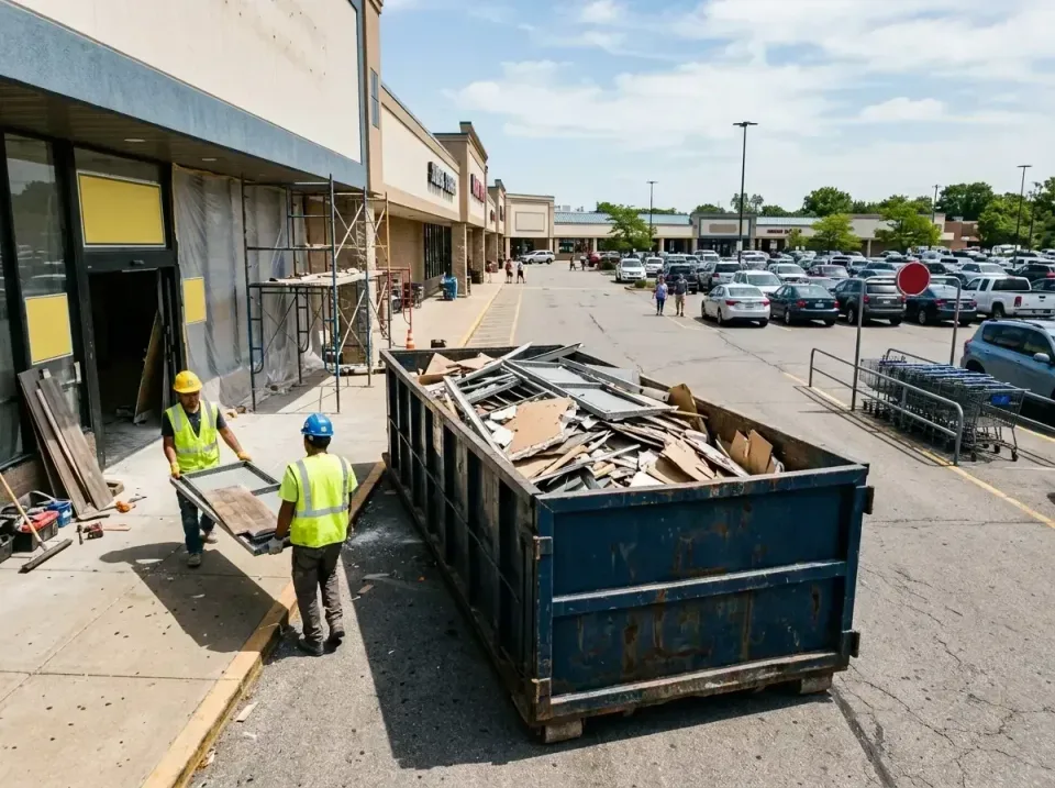 retail-store-renovation-debris-003 — frequently asked questions, Roll-off Dumpster Rentals in Golden Triangle, NJ